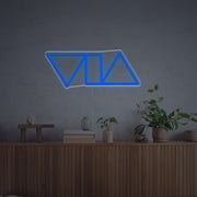 Triangles And Tangle LED Neon Sign