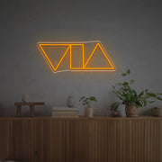 Triangles And Tangle LED Neon Sign