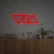 Triangles And Tangle LED Neon Sign