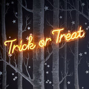 Trick Or Treat Halloween Neon Sign