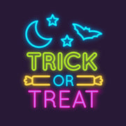 Trick Or Treat Neon Sign