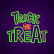 Trick Or Treat Neon Sign