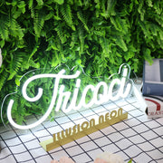 Tricoci White Neon Sign