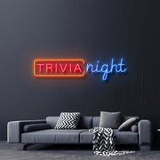 Trivia Night Neon Sign