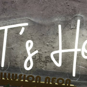 Ts Home White Neon Sign