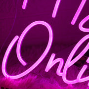 TTB Online Pink Neon Sign