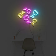 Tulips Neon Sign Lights Night Lamp Led Neon Sign Light For Home Party