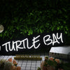 Turtle Bar White Neon Sign