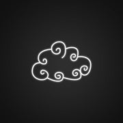 Twirly Cloud Neon Sign