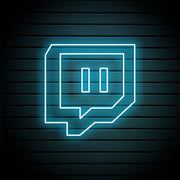 Twitch Logo Neon Sign