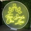 Two Souls One Love Neon Sign