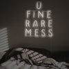 U Fine Rare Mess LED Neon Sign