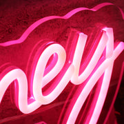 Uh Huh Honey Red Neon Sign