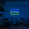 Ukraine Flag Neon Sign