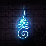 Unalome Yoga Symbol Neon Sign