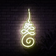 Unalome Yoga Symbol Neon Sign