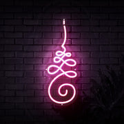 Unalome Yoga Symbol Neon Sign