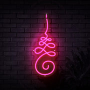 Unalome Yoga Symbol Neon Sign