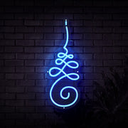 Unalome Yoga Symbol Neon Sign