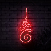 Unalome Yoga Symbol Neon Sign