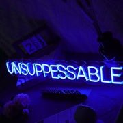 Unsuppessable Neon Sign