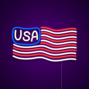 USA Flag Neon Sign MNC40572