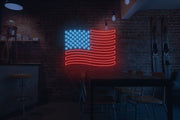 USA Flag Neon Sign