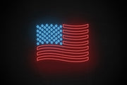 USA Flag Neon Sign