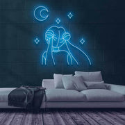 Usagi Moon Neon Sign