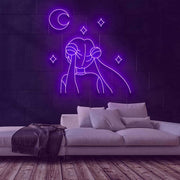 Usagi Moon Neon Sign