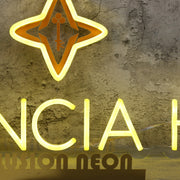 Valencia Key Yellow Neon Sign