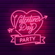 Valentines Day Party Neon Sign