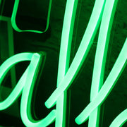 Valley Baby Green Neon Sign