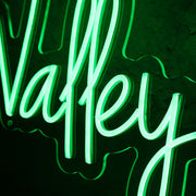 Valley Baby Green Neon Sign