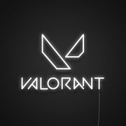 Valorant Logo Neon Sign