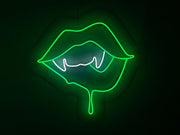 Vampire Lips Neon Sign