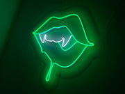 Vampire Lips Neon Sign