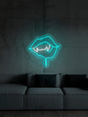 Vampire Lips Neon Sign