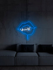 Vampire Lips Neon Sign