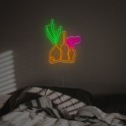 Vasess With Plants LED Neon Sign