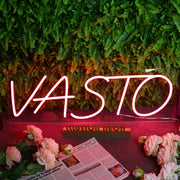 VASTO Red Neon Sign