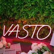 VASTO Red Neon Sign