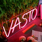 VASTO Red Neon Sign