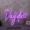 Vayda Purple Neon Sign