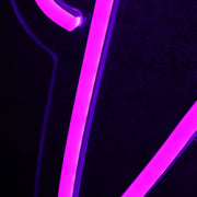 Vayda Purple Neon Sign