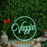 Veggie Green Neon Sign