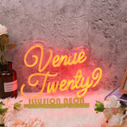 Venue Twenty Red Neon Sign