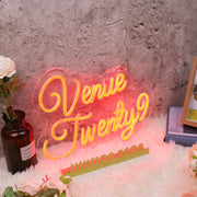 Venue Twenty Red Neon Sign