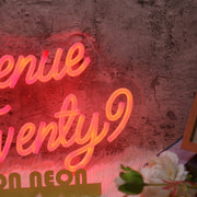 Venue Twenty Red Neon Sign