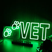 Vet Green Neon Sign